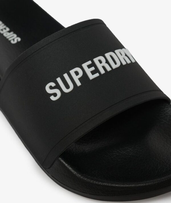LOGO POOL SLIDE Black Ecru MF310271A AZD 4