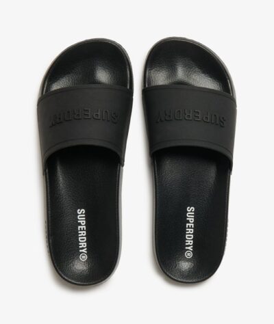 LOGO POOL SLIDE Black MF310271A 02A 2