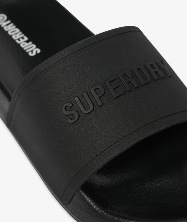 LOGO POOL SLIDE Black MF310271A 02A 4
