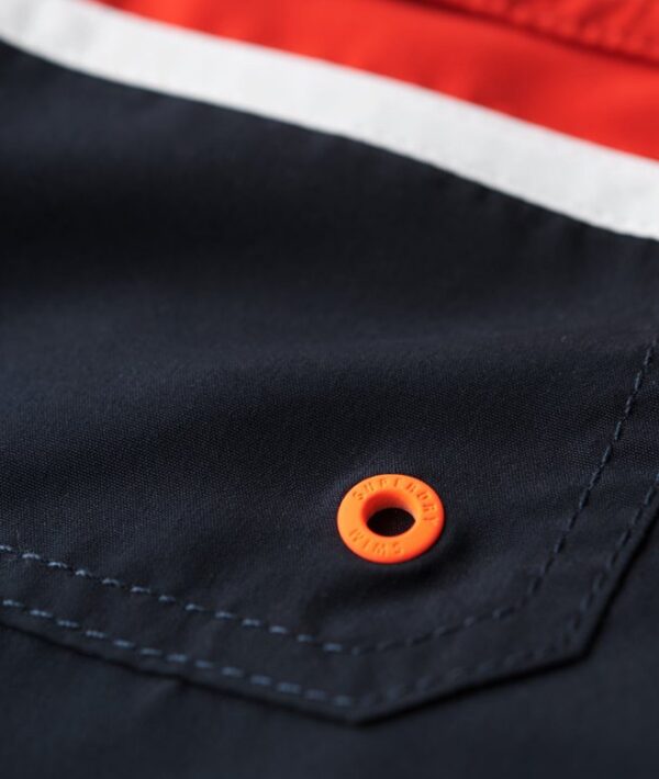 NAUTICAL LOGO 17 SWIM SHORT TRICOLORE NAVY M3010249A F5Y 2