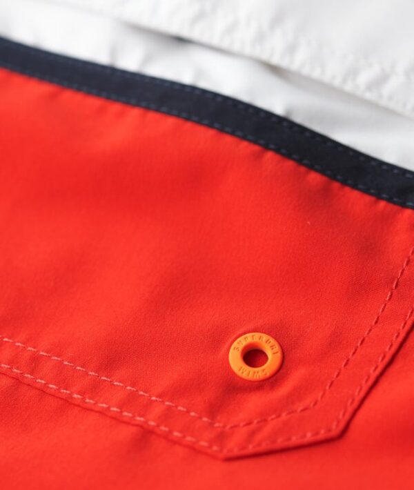 NAUTICAL LOGO 17 SWIM SHORT TRICOLORE RED M3010249A F5Z 1
