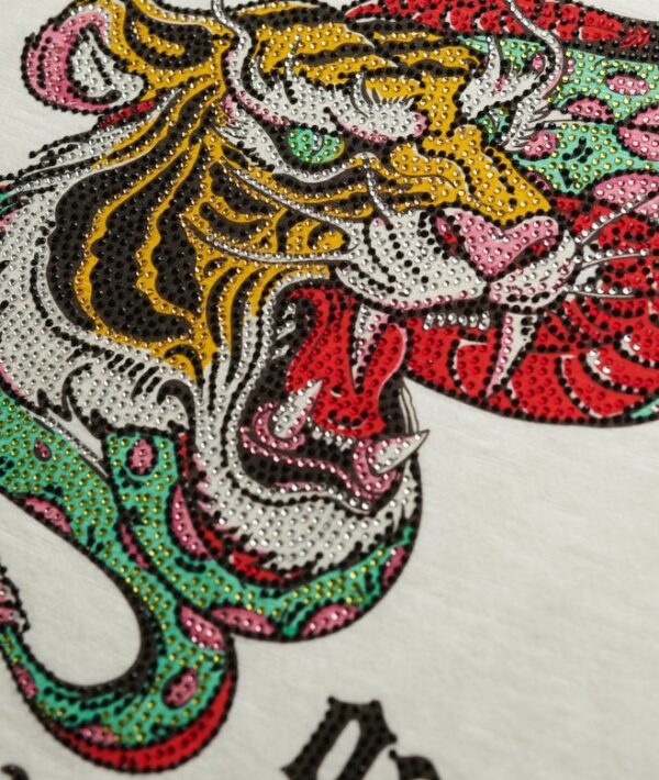 NEO TRAD TATTOO SCOOPNECK TANK Bone White Slub W6012044A E8V 1