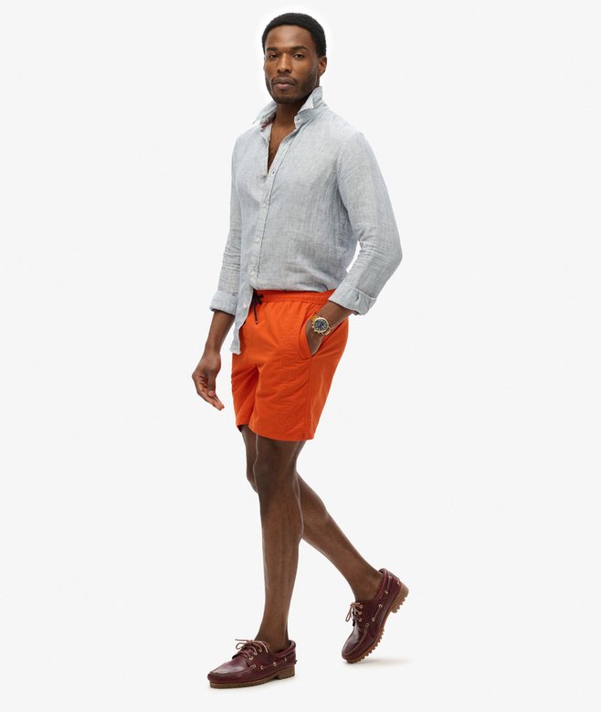 PREMIUM EMB 17 SWIM SHORT Denim Co Rust Orange M3010246A 8UX 4