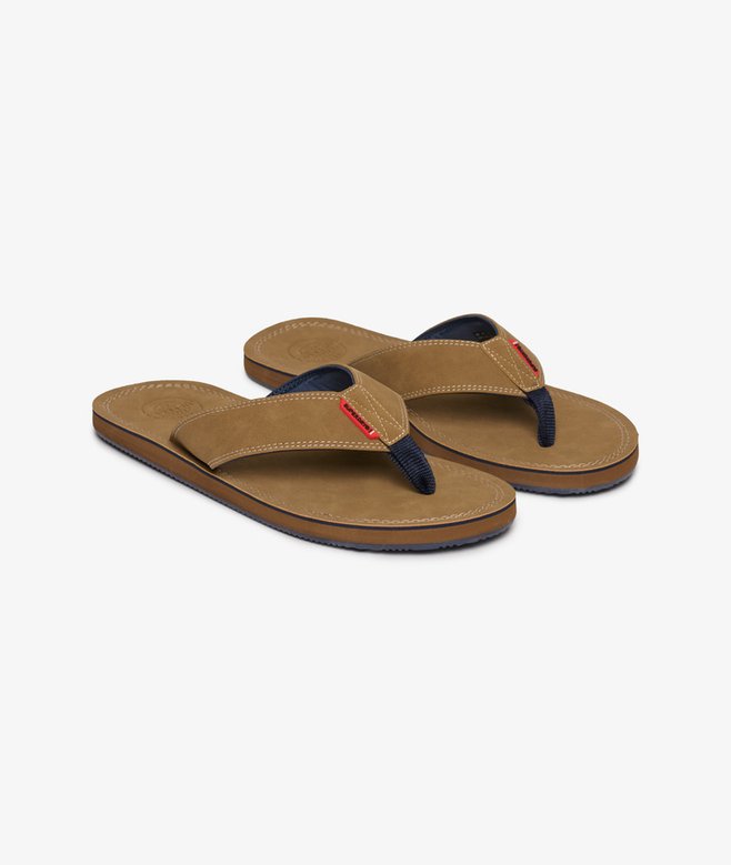 PREMIUM FLIP FLOP Denim Co Tobacco Brown MF310267A 8MA