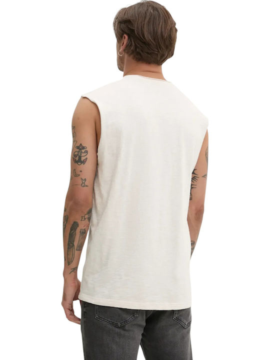 RAW EDGE SLUB TANK Oat Cream Marl M6010897A 8ZU 1