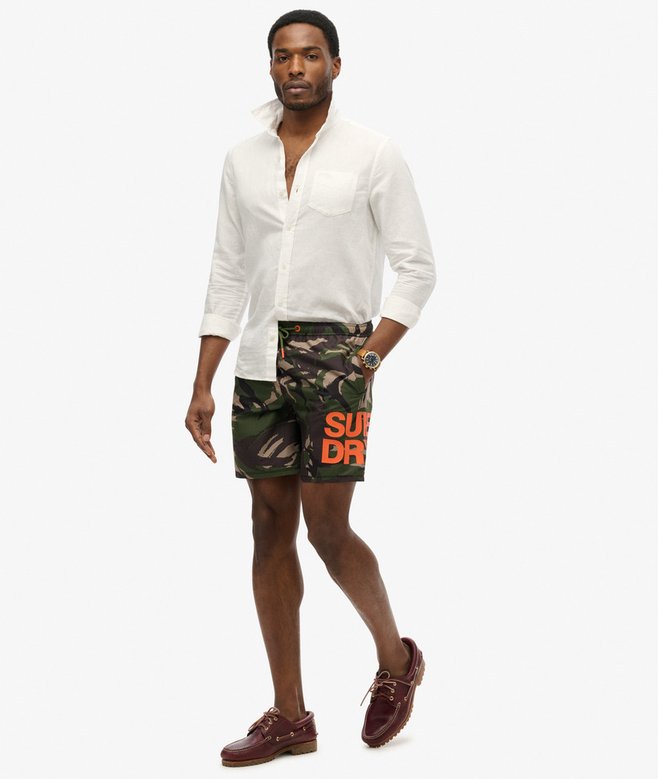 SPORTSWEAR LOGO 17 SWIM SHORT Para Camo M3010247A QX1 3