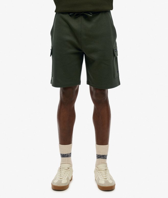 TECH LOGO CARGO SHORTS Surplus Goods Olive M7110470A 1KM 2