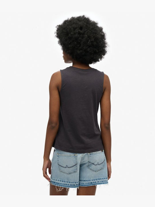 VL TOKYO SCOOP NECK TANK Dark Charcoal W6012090A 6Q4 2